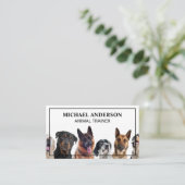 Zittende Honden | Hondentrainer Visitekaartje (Staand voorkant)