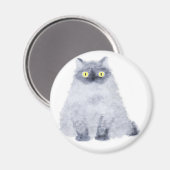 zittende kattenmagneet magneet (Voorkant / Achterkant)