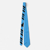 Zittende Kraai, blauw Stropdas (Achterkant)