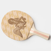 Zittende Meermin Tafeltennisbatje (Zijkant)