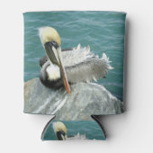 Zittende pelikaan blikjeskoeler (Voorkant)