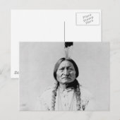 Zittende Stier Briefkaart (Voorkant / Achterkant)