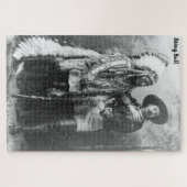 Zittende Stier Legpuzzel (Horizontaal)