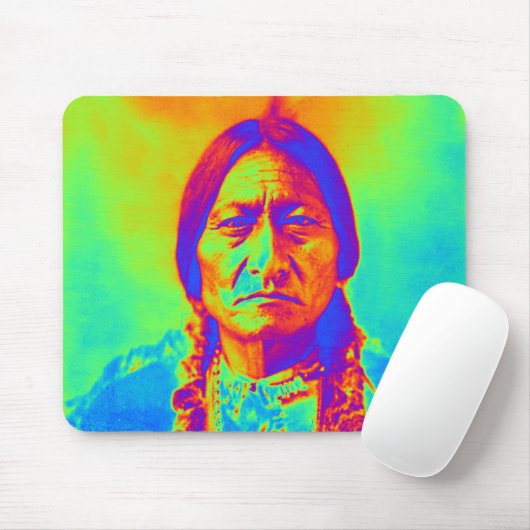 Zittende Stier Muismat (Met muis)