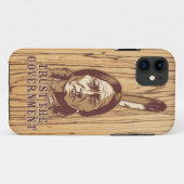 Zittende Stier Satire Phone Hoes (Achterkant (horizontaal))