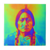 Zittende Stier Tegeltje (Voorkant)