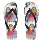 zittende taninemachtigen teenslippers (Voetbed)