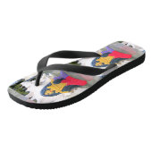 zittende taninemachtigen teenslippers (Schuin)