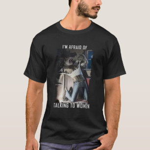 Zittende wolf letterlijk me weerwolf rippen meme a t-shirt