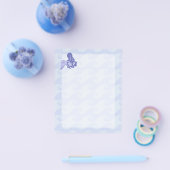 Zittende Zeemeermin Blauw Flyer (Enkel)