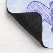 Zittende Zeemeermin Blauw Muismat (Hoek)