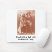 Zittenstier met buffelrekening, Chief Sitting Bull Muismat (Met muis)