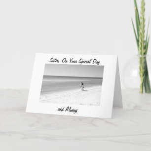 ZITTER OP UW WEDDING DAY LOVE/HAPPINESS KAART