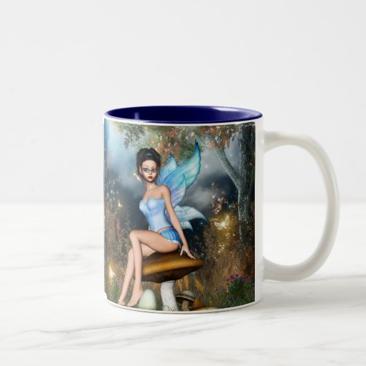 Zitterend  aas tweekleurige koffiemok (Rechts)