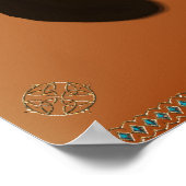 Zitterend  Poster van Siamese kat (Hoek)