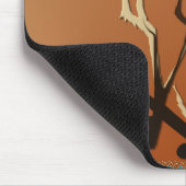 Zitterend Siamese kat Mousepad Muismat (Hoek)