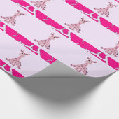 Zitterende Giraffe met Giraffe afdrukken Cadeaupapier (Hoek)