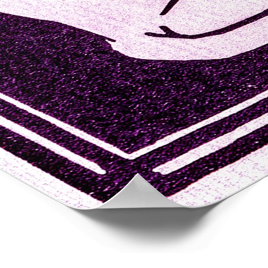 Zitterende kat: Julie de Graag Poster (Hoek)