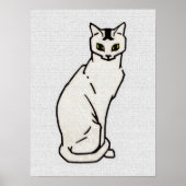 Zitterende kat: Julie de Graag Poster (Voorkant)