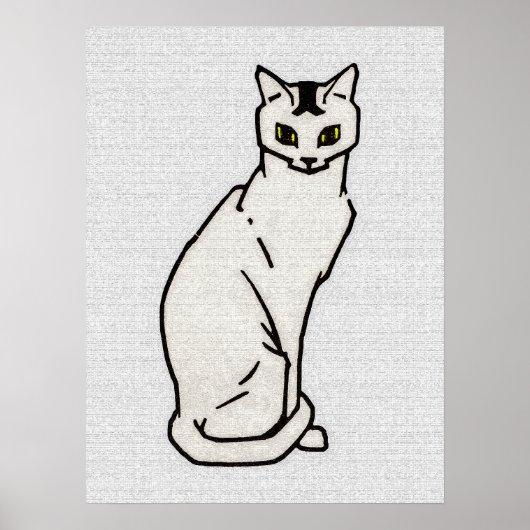 Zitterende kat: Julie de Graag Poster (Voorkant)