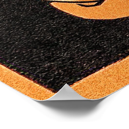 Zitterende kat: Julie de Graag Poster (Hoek)