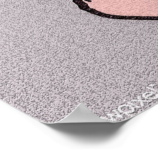 Zitterende kat: Julie de Graag Poster (Hoek)