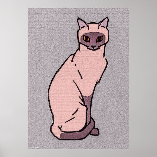 Zitterende kat: Julie de Graag Poster (Voorkant)