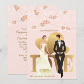 Zitterende  uitnodiging (Voorkant / Achterkant)