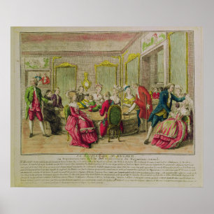 Zitting met Franz Anton Mesmer 1784 Poster