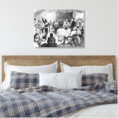 ZittingsBull Raad, 1877 Canvas Afdruk (Insitu (Slaapkamer))