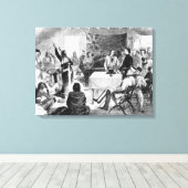 ZittingsBull Raad, 1877 Canvas Afdruk (Insitu (Houten vloer))