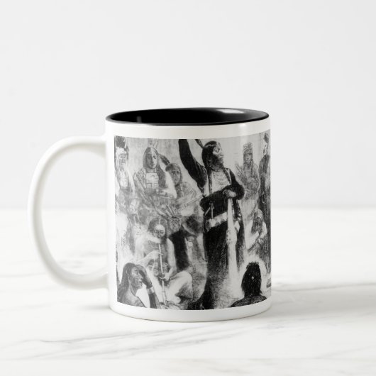 ZittingsBull Raad, 1877 Tweekleurige Koffiemok (Links)