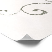 ZITTSCHEMA 151-200 | Elegant Beauty Wedding Poster (Hoek)