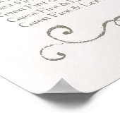 ZITTSCHEMA 61 - 90 | Elegant Beauty Wedding Poster (Hoek)