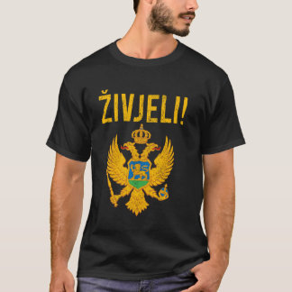 Zivjeli Montenegrijnse vlag Pride  Montenegro T-shirt