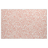 ziya crème oranje stof (Fat Quarter)