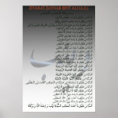 Ziyarat Zaynab bint Ali Poster (Voorkant)