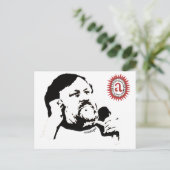 Zizek overweegt het object petit a: Het T-shirt Briefkaart (Staand voorkant)