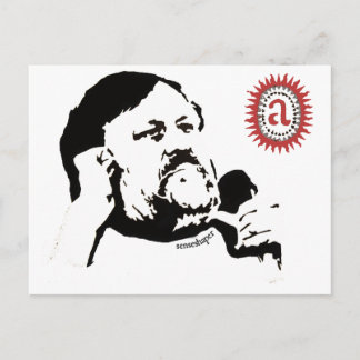 Zizek overweegt het object petit a: Het T-shirt Briefkaart