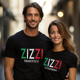 Zizzi tante tante oom italiaanse Siciliaanse affec T-shirt