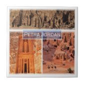 zJO003 PETRA, Jordanië, Azië, Tegeltje (Voorkant)