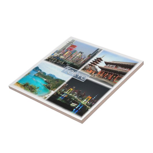 zJP005 TOKYO Japan, Azië, Tegeltje (Zijkant)