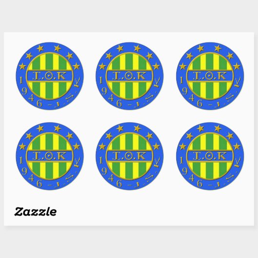 Zjsk-logo Ronde Sticker (Vel)