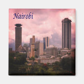 zKE016 NAIROBI, Cityscape, Kenia, Afrika, Fridge Magneet (Voorkant)
