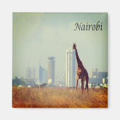 zKE017 NAIROBI, Kenia, Afrika, Fridge Magneet (Voorkant)