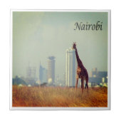 zKE017 NAIROBI, Kenia, Afrika, Tegeltje (Voorkant)