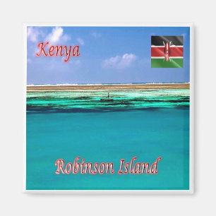 zKE021 KENYA, Robinson Island, Afrika, Koelkast Magneet