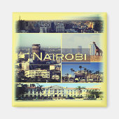 zKE026 NAIROBI, Kenia, Afrika, Fridge Magneet (Voorkant)
