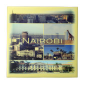 zKE026 NAIROBI, Kenia, Afrika, Tegeltje (Voorkant)