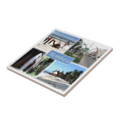 zKE030 MOMBASA, Mozaïek, Kenia, Afrika, Tegeltje (Zijkant)